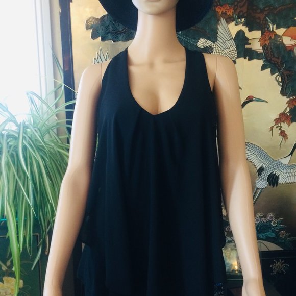 Cliche' Black Top, Size Extra Small - Picture 5 of 7